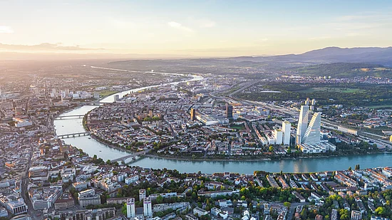 Basel Vogelperspektive